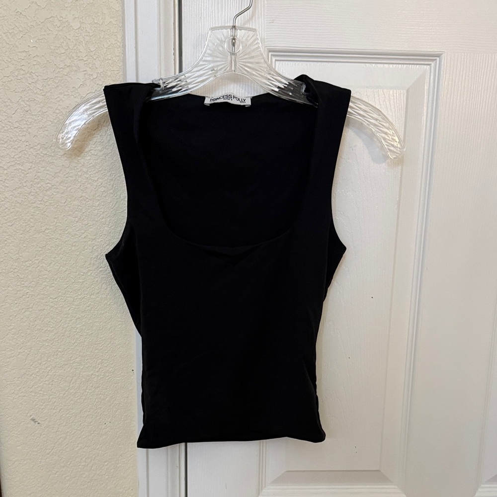Princess Polly Black Tank Top